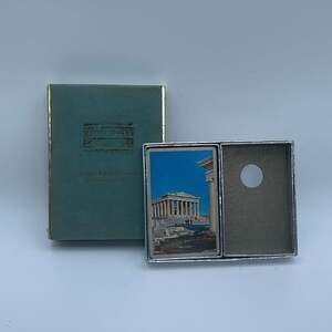 Vintage Marshall Field & Co Miniature Playing Cards - Parthenon Travel Set